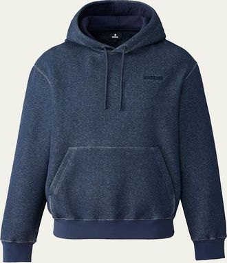 Mackage Mens Krystian Double-Face Jersey Logo Hoodie