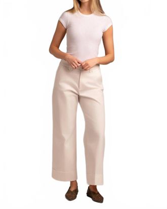 Mason's Studio Crop Pants In White