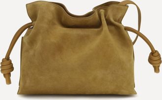 Loewe Medium Flamenco Clutch suede Handbag Female UNI