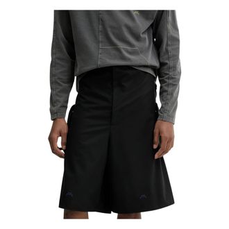 A-Cold-Wall* A-Cold-Wall, Korte Broeken, Heren, Zwart, M, Polyester, Form Shorts