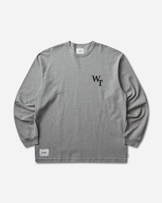 Wtaps Men s Academy Longsleeve T-Shirt Ash Gray