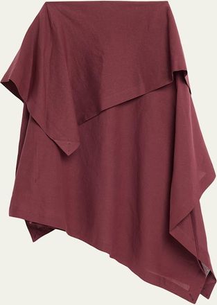 Issey Miyake All Squares Layered Midi Skirt