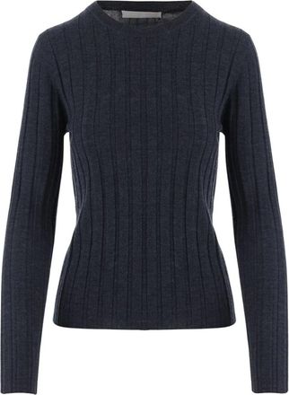 Allude Trui met ronde hals - Dames - Ronde hals truien - Grijs - XS - Truien & Vesten