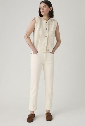 Levi's Jean Crop 501 - Mujer - 23X26 - Blanco / Surprise Guest