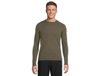 Smartwool Sparwood Crew Sweater Mens Sweater North Woods Heather/Winter Moss Heather : MD, Wool/Polyester/Nylon