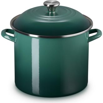 LE CREUSET Enameled Stainless Steel Stockpot in Artichaut at Nordstrom