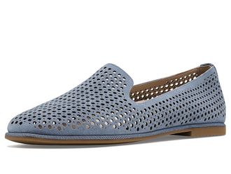 Vionic Willa 2.0 Womens Dress Flat Shoes Pacific Blue Suede Perf : 9.5 W