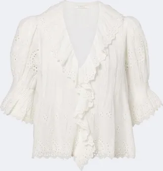 D&ocirc;en D&ocirc;en Henri broderie anglaise cotton top