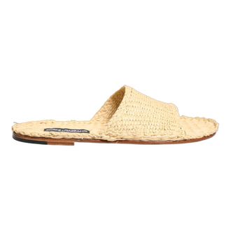 Dolce & Gabbana Sliders, male, Beige, Size: 11 US Slides