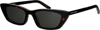 Saint Laurent SL 277 Zonnebril - unisex - Zonnebrillen - Bruin - 52 MM - Accessoires