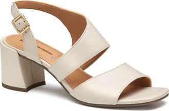 Johnston & Murphy Everly Asymmetric Slingback Sandal in Bone Glove Leather at Nordstrom, Size 6.5