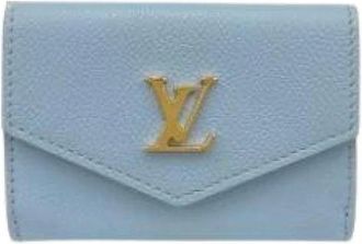 Louis Vuitton Pre-owned Wallets, female, Blue, Size: ONE SIZE Pre-owned Vintage Leather Wallet