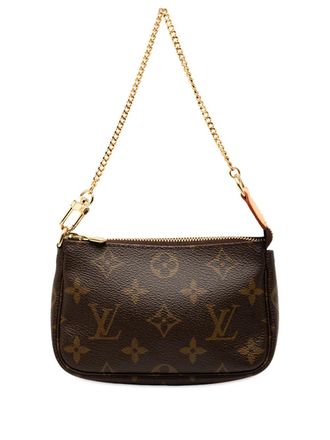 Louis Vuitton 2005 Monogram Mini Pochette Accessoires handbag - women - Fabric - One Size - Brown
