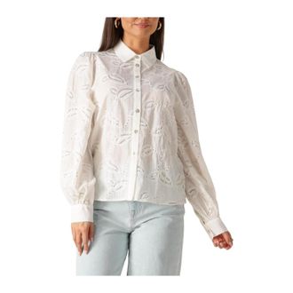 Nukus Nukus, Overhemden, Dames, Wit, S, Katoen, Milanova Blouse