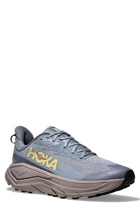 Hoka One One Challenger 8 GTX Gore-Tex Waterproof Trail Running Shoe in Washed Blue /Cement at Nordstrom, Size 10.5