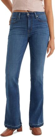 Levi's 726 Flare Jeans Womens Blue Denim Stretch High Rise Slim Fit PALL545
