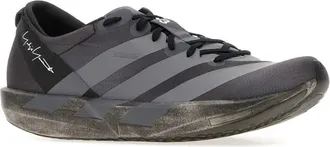 Yohji Yamamoto Unisex Slate Fabric Y3 Adios 9 Sneakers Blackgreyfiveoffwhite