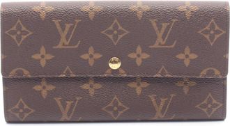 Louis Vuitton Brown Monogram Pvc Leather Long Wallet (Bi-Fold) (Pre-Owned)