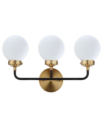 Jonathan Y Designs Jonathan Y Caleb 3-Light 22In Brass Wall Sconce