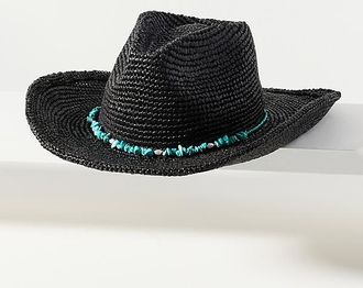 Wyeth Nyc Sporty Raffia Rancher Hat