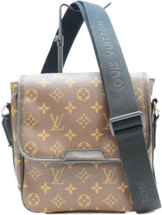 Louis Vuitton Black Brown Monogram Shoulder Bag (Pre-Owned)