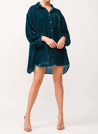 Dear John Denim Leigh Mini Dress In Blue