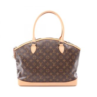 Louis Vuitton Brown Coated Canvas Pvc Monogram Leather Handbag Tote Bag (Pre-Owned)