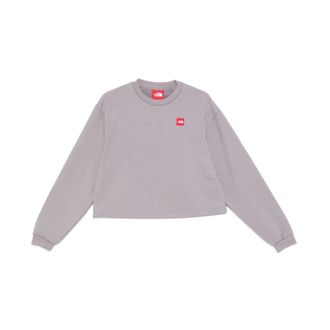 The North Face Sweatshirt met ronde hals en logo - Dames - Outdoor shirts - Grijs - XS - Fitness
