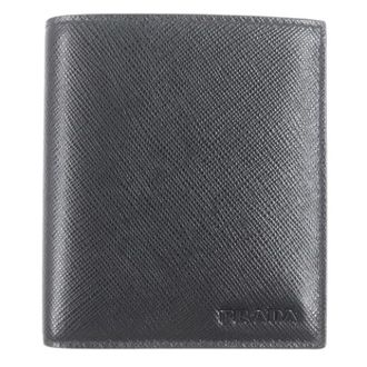 Prada Pre-owned portafogli di pelle - - Pre-owned - Uomo - Nero - ONE SIZE