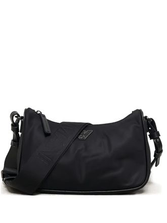 Emporio Armani logo-plaque cross-body bag - unisex - Polyamide - OS - Black