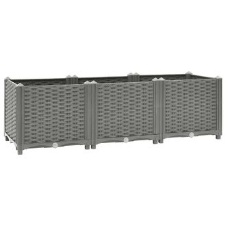 vidaXL Arriate Polipropileno 120x40x38 Cm Vidaxl