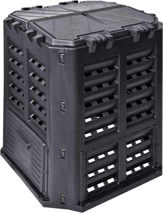 vidaXL Compostador De Jard&iacute;n Negro 68,9x68,9x83,9 Cm 360 L Vidaxl