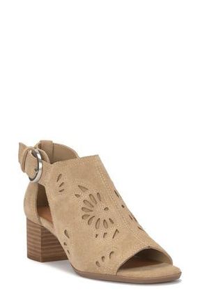 Lucky Brand Cormyn Block Heel Sandal in Distressed Natural at Nordstrom Rack, Size 8.5