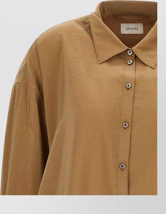 Christophe Lemaire silk asymmetric shirt
