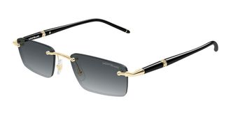 Montblanc MB0484S 001 Mens Sunglasses Gold Size 54
