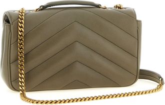 Saint Laurent Loulou Shoulder Bag - Moss Green