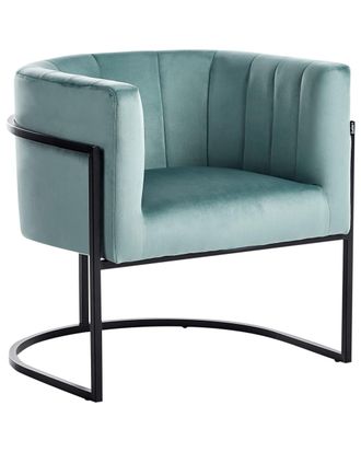 Beliani Sill&oacute;n Terciopelo Verde menta