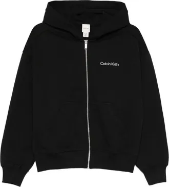 Calvin Klein Logo-embroidered Hoodie