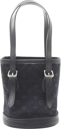 Louis Vuitton Borsa a secchiello mini con monogramma 2001 - Nero