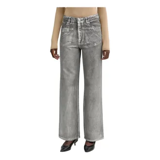 Fracomina Dames, Jeans, Grijs, Maat: W25 Katoen
