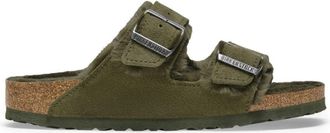 Birkenstock Shearling Arizona Sandalen - Heren - Sandalen - Groen - 37 EU - Schoenen