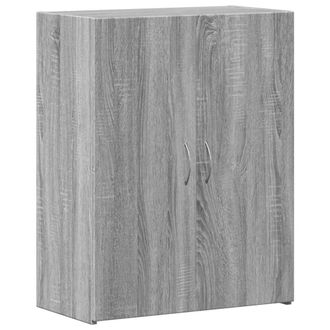 vidaXL Armario Archivador Madera Ingenier&iacute;a Gris Sonoma 60x32x77,5 Cm Vidaxl