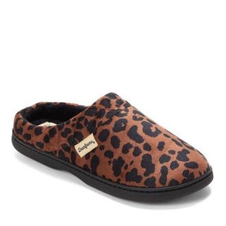 Dearfoams Darcy Quilted Cuff Velour Clog Slipper in Potting Soil at Nordstrom, Size X-Large