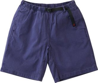Gramicci Grijs Paarse Pigmentverf Shorts - Heren - Korte Broeken - Blauw - XS - Katoen - Korte Broeken