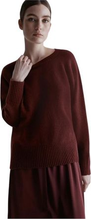Marella Celia Rondehals Trui - Dames - Ronde hals truien - Rood - L - Wol - Truien & Vesten