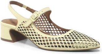 Gentle Souls Gladys Perf Slingback Pump in Yellow Leather at Nordstrom, Size 7.5