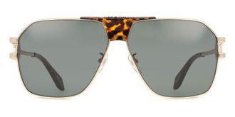 Just Cavalli SJC094 0300 Mens Sunglasses Gold Size 61
