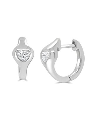 Sabrina Designs 14K 0.32 Ct. Tw. Diamond Huggie Earrings