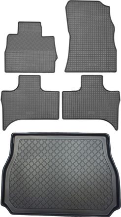 OEM Bmw X5 E53 Suv (5 Puertas) De 06.2000 A 03.2007. Juego: Alfombrillas De Goma Para Coche + Alfombrilla Para Maletero