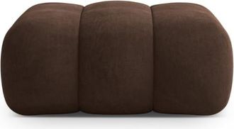 Cosmopolitan Design Puf terciopelo chocolate